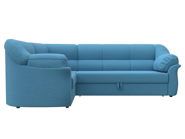 Диван угловой Карнелла левый угол Рогожка голубой - Вид 2
