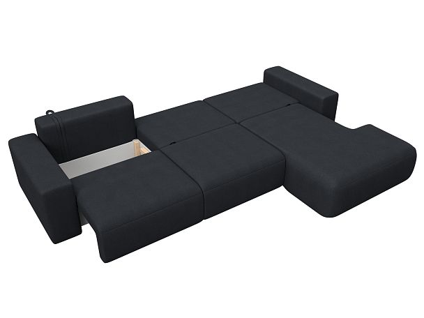 Диван угловой Лига-036 НПБ Классик Лонг правый угол Искусственная замша серый - Вид 9