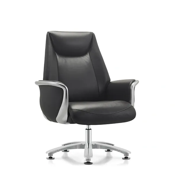 Кресло HAWASAN (ХАВАСАН) PREMIUM EX-801, до 200 кг, алюминий, экокожа, черное, 533235 - Вид 1
