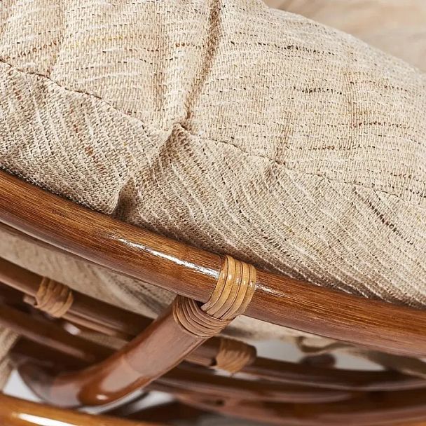 Кресло Папасан/Papasan (23/01 W) /с подушкой и ремешками/Pecan (орех) - Вид 11