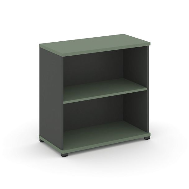 Concept Стеллаж 1 широкая секция, 2 ниши CN.STS.E-210 Кобо/Антрацит/Металл Антрацит 836*420*818 - Вид 1