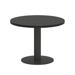 Home Office Стол журнальный круглый VR.SP-5-60.1G Суар тёмный/Антрацит металл 600*600*450 - Фото предпросмотра