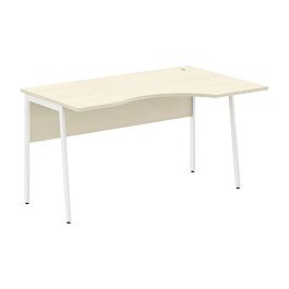 Стол прямой СА-2P(R) Клен*/Белый 1400х900х755 IMAGO PLUS - Фото предпросмотра