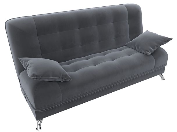 Диван Книжка Анна (полностью велюр серый) - Вид 5