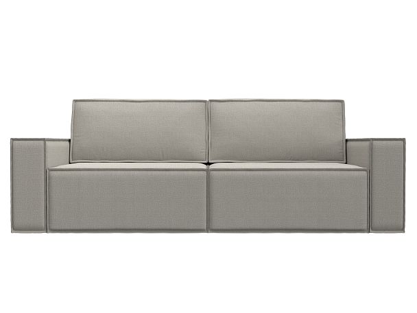 Диван прямой Куба Рогожка бежевый - Вид 2