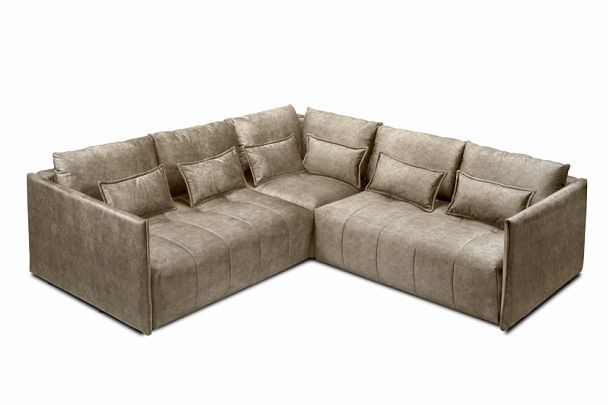 Мягкий угол "Чилетти" Long бежевый - Вид 1