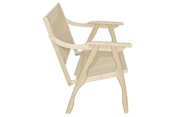 Диван-скамья массив решётка Бесцветный (Лак) - Вид 3