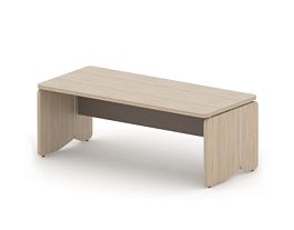 АККОРД/ACCORD RACR001-20x9 Стол руководителя 2000х900х750 Сосна Аланд/Серый камень - Фото предпросмотра