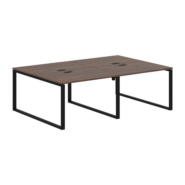 Стол 4-х местный EQWST 2316 Дуб Денвер тёмный/Черный 2326х1606х750 EDIS - Вид 1