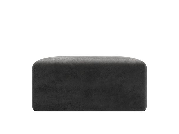 Модуль пуф Лига-060 НПБ Велюр серый - Вид 1