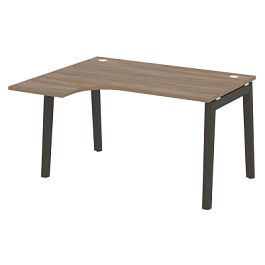 Onix Wood Стол эргономичный левый OW.SA-3 (L) Дуб аризона/Дуб тёмный/Антрацит металл 1380*1180*750 (800/460) - Фото предпросмотра