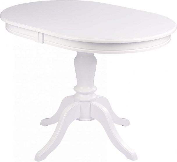 Стол деревянный раздвижной Анфея 110(150)х75х76 Белый - Вид 2