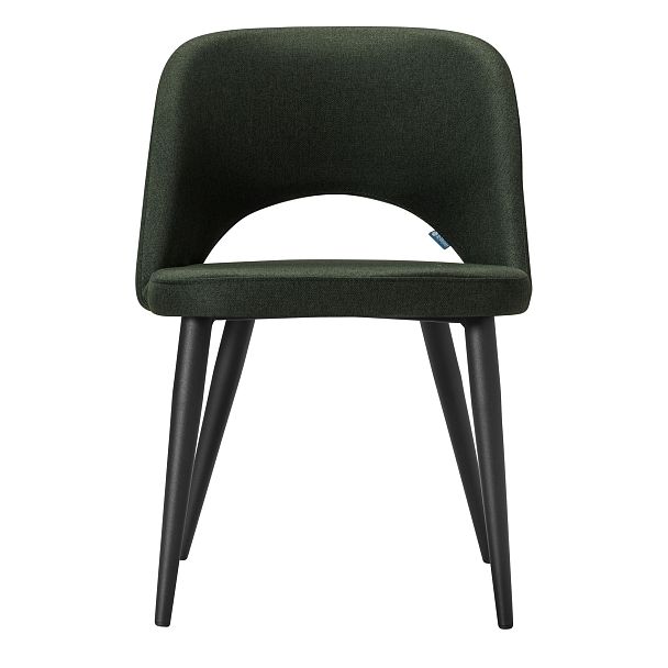 Стул Lars тёмно-зелёный/черный - Вид 3