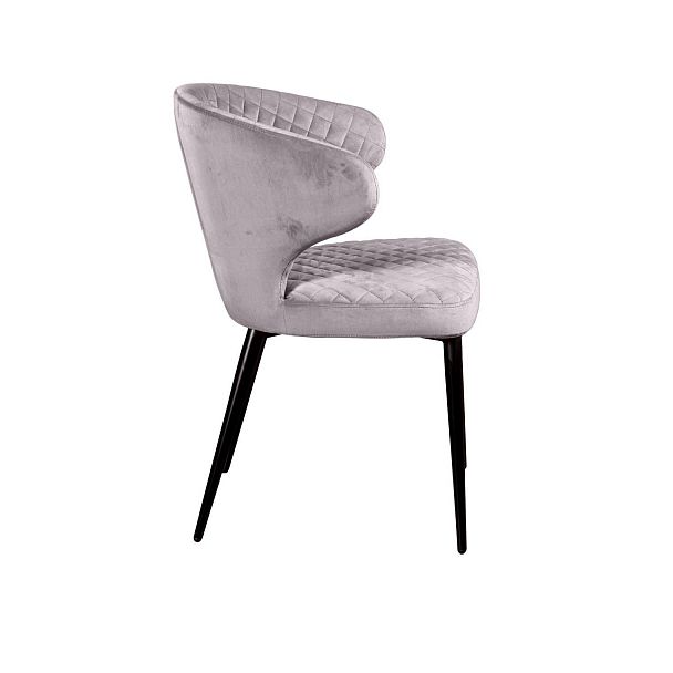 Стул Richard, бархат светло-серый 26 - Вид 4