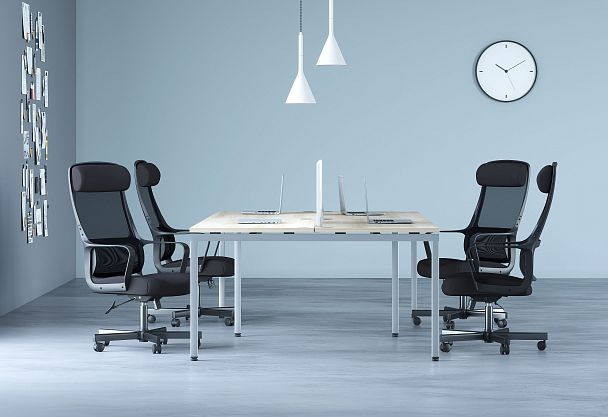 Кресло CHAIRMAN 590, ткань/сетка, черный/синий - Вид 10