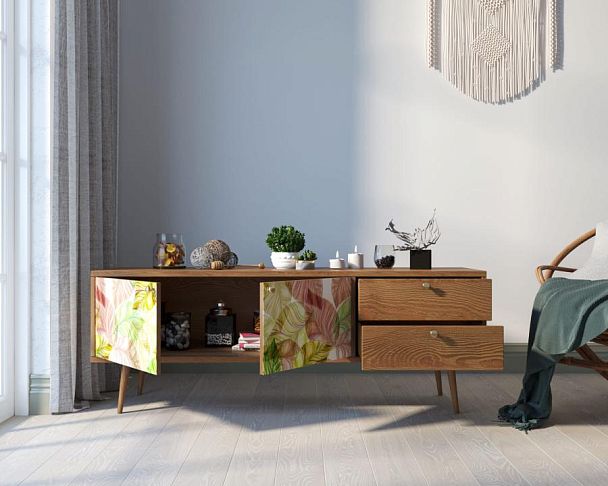 Комод Berber два ящика и две дверки 29 принт арт BB27/Print_29 - Вид 2