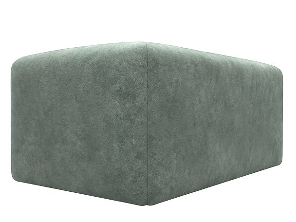 Модуль пуф Лига-060 НПБ Велюр зеленый - Вид 3