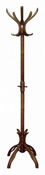 Вешалка-стойка В-12Н темно-коричневая - Вид 1