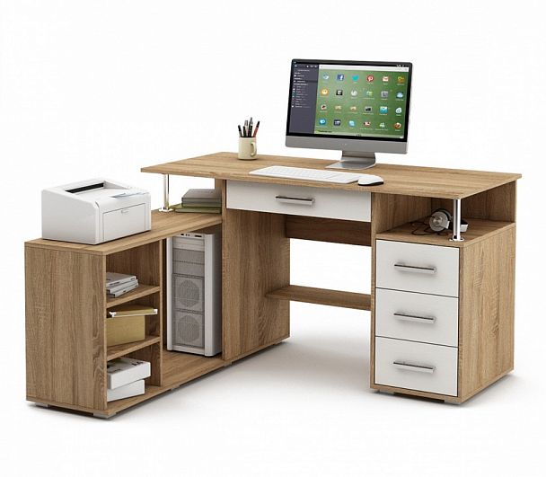 Стол письменный Амбер-11Я - Вид 1