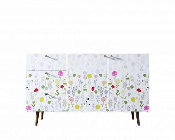 Комод "Berber" с двумя дверками и ящиками принт 7 - Вид 4