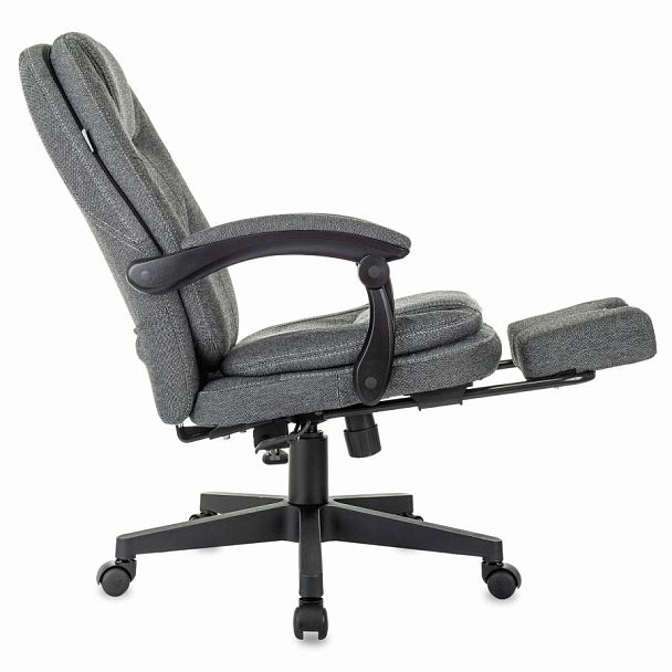 Кресло офисное CH-868MSG-F, синхромеханизм, подставка для ног, ткань, серое, 1998751 - Вид 9
