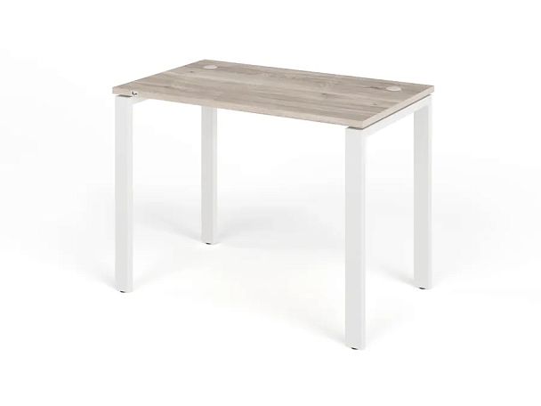 TANDEM RTD057-MK-100-MA Стол прямой на металлокаркасе ун-й 1000х600х750 Дуб Маувелла/Белый - Вид 1