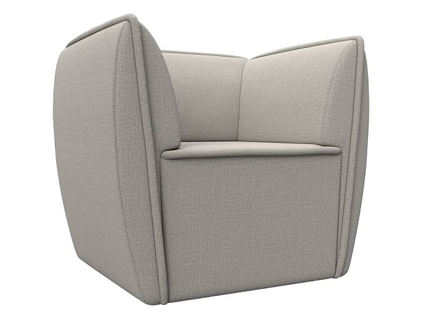 Кресло Бергамо Рогожка бежевый - Вид 1