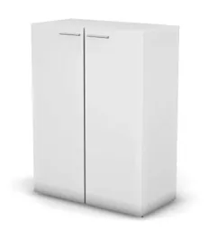 RAC053 ACCORD Шкаф широкий, средний 898х448х1198 Белый премиум - Фото предпросмотра
