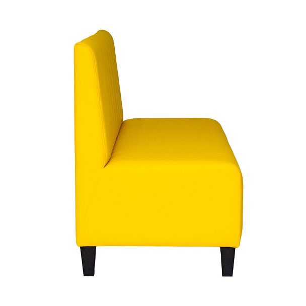 Диван Линейный, кожзам yellow - Вид 4
