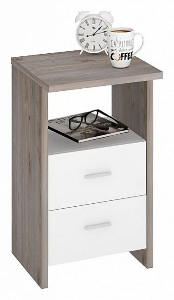 Тумбочка Домино Лайт ТЯЛ Белый/Нельсон - Вид 2