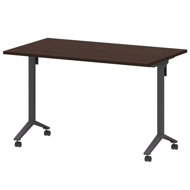 Стол мобильный складной МБ22-120.70 Дуб венге/Антрацит 1200x700x750 Моби - Вид 1