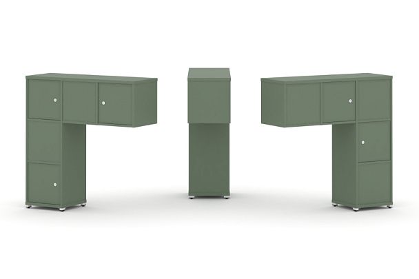 Concept Надставка низкая CN.DNN-007 Кобо/Металл Белый 1099*365*1130 - Вид 1