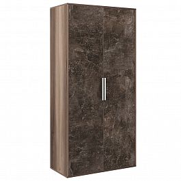 Гардероб B-tone 93,5x45x191,7 вяз бетон темный - Фото предпросмотра