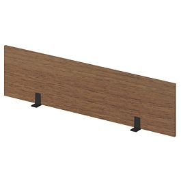 Экран для одиночного стола СМЭ18-14 Орех гварнери/Антрацит 1400x18x350 Арго-М - Фото предпросмотра