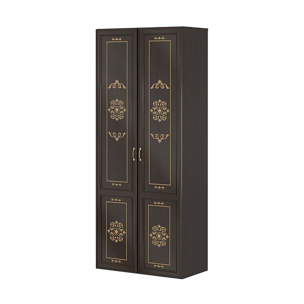 Широкая, высокая, не глубокая секция "Версаль люкс"  ПК-ВРЛ-ГКР216Х90ПЛ/И3/35-В1-974 темный орех - Вид 1