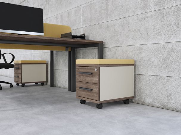 Приставка подкатная New Line 117,4x51x62 дуб шамони светлый - Вид 22