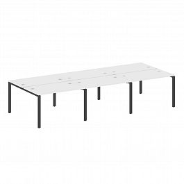 Рабочая станция "Metal System" БП.СМ-6.2 белый/антрацит - Фото предпросмотра