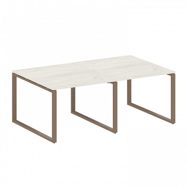 Стол для переговоров "Metal System" БО.ПРГ-2.1 дуб наварра/мокко - Вид 1