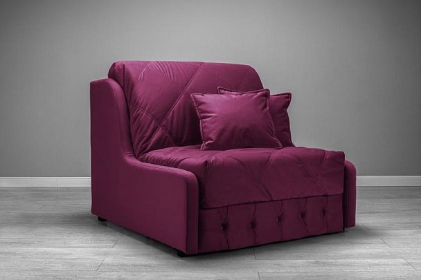 Кресло-аккордеон «Римини» розовое (брусничный) - Вид 1