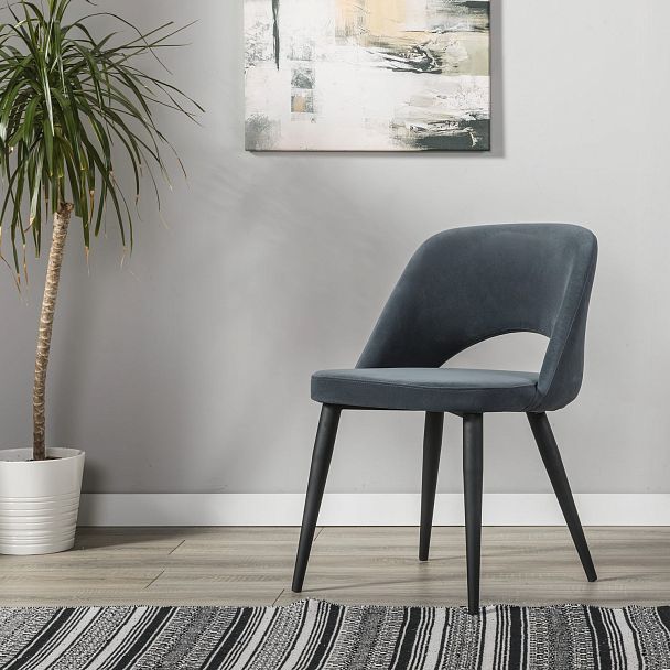 Стул Lars Diag grey/черный - Вид 10