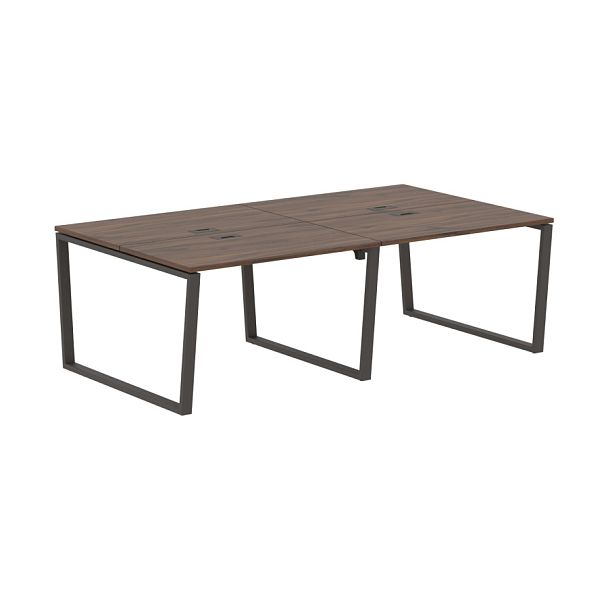 Стол 4-х местный EVWST 2313 Дуб Денвер тёмный/Мокко 2326х1346х750 EDIS - Вид 1