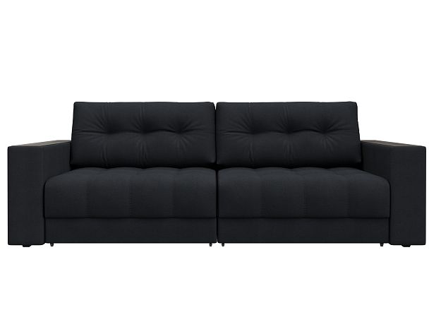 Диван прямой с декором Лига-049 НПБ Замша серый - Вид 2