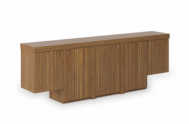 DAO DA2691 (T) Шкаф-греденция с дерев. дв. / TA23A 2670*460*910 африканский орех "Dao" ТК-001703000283 африканский орех - Вид 1