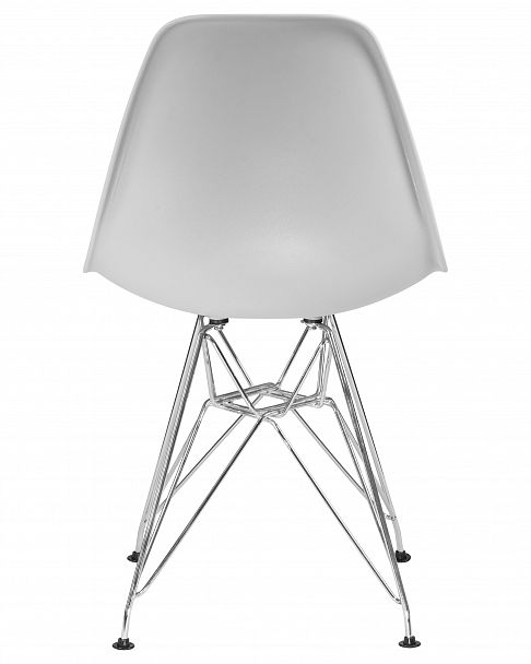 Стул обеденный DOBRIN DSR (ножки хром, цвет светло-серый (GR-01)) - Вид 5