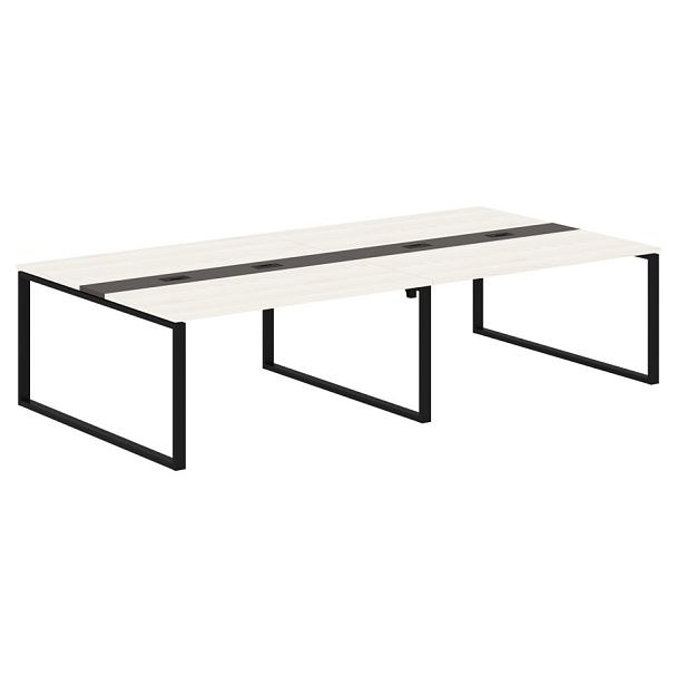 Конференц стол EQCT 3116 Ясень Траун/Черный 3126х1606х750 EDIS - Вид 1