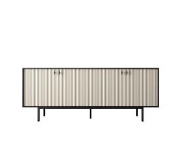 Комод с четыремя дверками Emerson арт EM01/milky/L - Фото предпросмотра