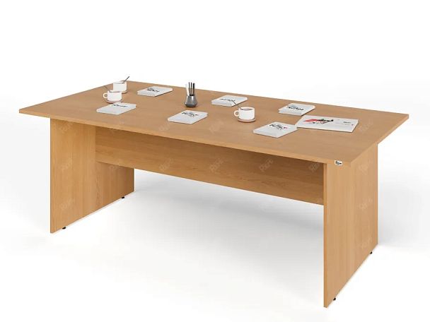 ЛАЙТ / LIGHT RLG009-20x10 Конференц-стол 200x100x75 Бук - Вид 3