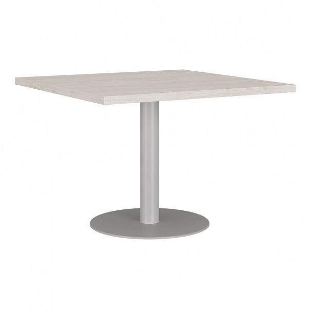 Стол переговорный модульный Zion 110x110x76 светлый дуб - Вид 1