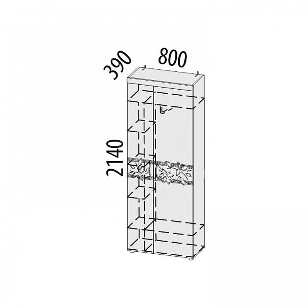 Прихожая "Ассоль" 2 - Вид 5