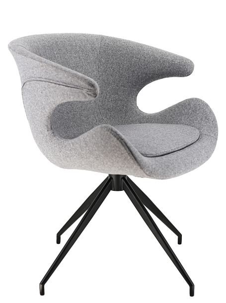 Обеденное кресло Everprof Liberty (Либерти) Ткань Серый - Вид 1